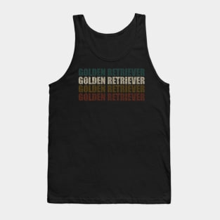 Golden Retriever Dad - Funny Dog Lovers Gift For Papa Tank Top